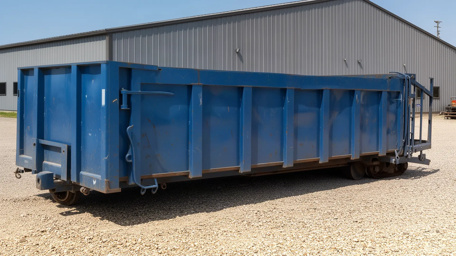 Roll-off dumpster from Rocky & Andy's Dumpster Rental in Georgetown, TX